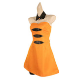 Splatoon Game Squid Sisters Marie Orange Dress Cosplay Costume Outfits Halloween Carnival Suit