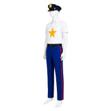 SPONGEBOB Incidental 118 White shirt police uniform Cosplay Costume Halloween Carnival Party Suit