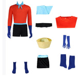 SPONGEBOB Mermaid Man Red Adult Man Cosplay Costume Halloween Carnival Party Suit