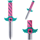 Silver Toy Sword Cosplay Prop Halloween Carnival Party Props Accessories
