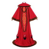 SW Padme Cosplay Costume Female Red Queen Dress Halloween Carnival Suit