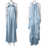 SW Padme Amidala Cosplay Costume Woman Light Blue Dress Halloween Carnival Suit