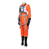 Star Wars Ward Orange Outfit Female Cosplay Costume Halloween Carnival Party Suit  
