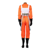 Star Wars Ward Orange Outfit Female Cosplay Costume Halloween Carnival Party Suit  