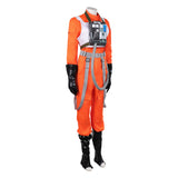 Star Wars Ward Orange Outfit Female Cosplay Costume Halloween Carnival Party Suit  
