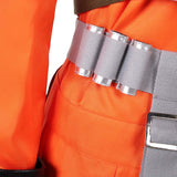 Star Wars Ward Orange Outfit Female Cosplay Costume Halloween Carnival Party Suit  