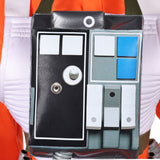 Star Wars Ward Orange Outfit Female Cosplay Costume Halloween Carnival Party Suit  
