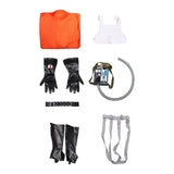Star Wars Ward Orange Outfit Female Cosplay Costume Halloween Carnival Party Suit  
