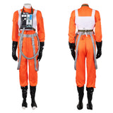 Star Wars Ward Orange Outfit Female Cosplay Costume Halloween Carnival Party Suit  