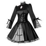 Fate/Stay Night Altria Pendragon Black Dress Cosplay Costume Halloween Carnival Party Suit