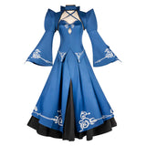 Fate/Stay Night Altria Pendragon Blue Dress Cosplay Costume Halloween Carnival Party Suit