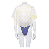 Street Fighter Manon Cosplay Costume Swimsuit Halloween Carnival Party Suit