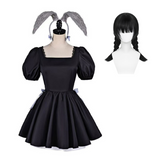 Alien Stage Sua Black Bunny Girl Dress Cosplay Costume Halloween Carnival Party Suit
