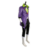 Suicide Squad Isekai Anime Joker Purple Suit Cosplay Costume Outfits Halloween Carnival Suit