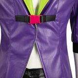 Suicide Squad Isekai Anime Joker Purple Suit Cosplay Costume Outfits Halloween Carnival Suit