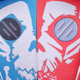 Suicide Squad Kill The Justice League Harley Quinn Blue Red Coat Cosplay Costume Outfits Halloween Carnival Suit