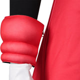 Super Mario Princess Peach Mighty Peach Red Suit Cosplay Costume Outfits Halloween Carnival Suit