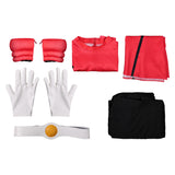 Super Mario Princess Peach Mighty Peach Red Suit Cosplay Costume Outfits Halloween Carnival Suit