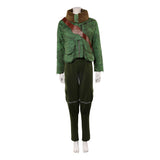 Supergirl  Ruthye Marye Knoll Women Green Outfit Cosplay Costume Halloween Carnival Party Suit