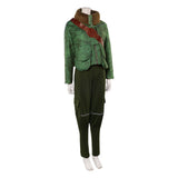 Supergirl  Ruthye Marye Knoll Women Green Outfit Cosplay Costume Halloween Carnival Party Suit