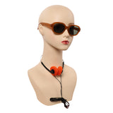 Supergirl Cosplay Eyewear Necklace Halloween Carnival Costume Accessories