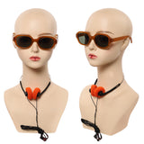 Supergirl Cosplay Eyewear Necklace Halloween Carnival Costume Accessories