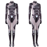 Invisible Woman Costume Susan Storm Cosplay Black Jumpsuit For Adult Female Halloween Carnival Suit
