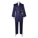 SW Anakin Skywalker Jedi Knight Dark Blue Suit Cosplay Costume Outfits Halloween Carnival Suit