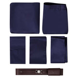 SW Anakin Skywalker Jedi Knight Dark Blue Suit Cosplay Costume Outfits Halloween Carnival Suit