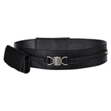 SW Jedi Cosplay Black Belt Waistband Halloween Carnival Costume Accessories Props