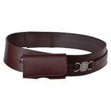 SW Jedi Cosplay Brown Belt Waistband Halloween Carnival Costume Accessories Props