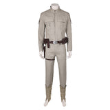 SW Luke Skywalker Grey Suit Cosplay Costume Outfits Halloween Carnival Suit