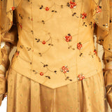 SW Padmé Amidala Yellow Dress Cosplay Costume Outfits Halloween Carnival Suit