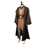 SW Torbin Brown Jedi Master Set Unisex Cosplay Costume Outfits Halloween Carnival Suit
