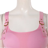 Takako Uro Pink Outfit Cosplay Costume Halloween Carnival Party Suit