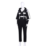Tamon‘s B-Side Natsuki Ishibashi Adult Man Black Cosplay Costume Halloween Carnival Party Suit   