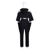 Tamon‘s B-Side Natsuki Ishibashi Adult Man Black Cosplay Costume Halloween Carnival Party Suit   