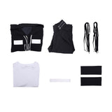 Tamon‘s B-Side Natsuki Ishibashi Adult Man Black Cosplay Costume Halloween Carnival Party Suit   