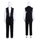 Tamon‘s B-Side Ouri Sakaguchi Adult Man Black Cosplay Costume Halloween Carnival Party Suit