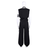 Tamon‘s B-Side Rintarou Kai Adult Man Black Cosplay Costume Halloween Carnival Party Suit