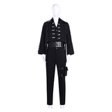 Tamon‘s B-Side Tamon Fukuhara Adult Man Black Cosplay Costume Halloween Carnival Party Suit