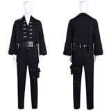 Tamon‘s B-Side Tamon Fukuhara Adult Man Black Cosplay Costume Halloween Carnival Party Suit