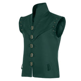 Tangled Flynn Rider Green Vest Cosplay Costume Halloween Carnival Party Suit