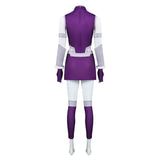Teen Titans Starfire Women Purple Outfit Cosplay Costume Halloween Carnival Party Suit