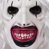 Terrifier 3 Art the Clown Santa Claus Latex Mask Halloween Carnival Costume Accessories