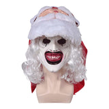 Terrifier 3 Art the Clown Santa Claus Latex Mask Halloween Carnival Costume Accessories