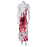 Terrifier 3 Bloodstained Robe Clothing Cosplay Costume Outfits Halloween Carnival Suit