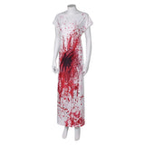 Terrifier 3 Bloodstained Robe Clothing Cosplay Costume Outfits Halloween Carnival Suit