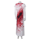 Terrifier 3 Bloodstained Robe Clothing Cosplay Costume Outfits Halloween Carnival Suit