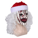 Terrifier 3 Horror Movie Clown Latex Mask Wig Halloween Carnival Costume Accessories Props